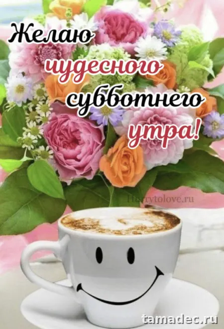 Прикольные картинки "Доброе утро субботы" . Позитивные картинки доброе утро суббота