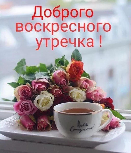 Картинки Доброе утро воскресенья. С добрым утром воскресенья картинки