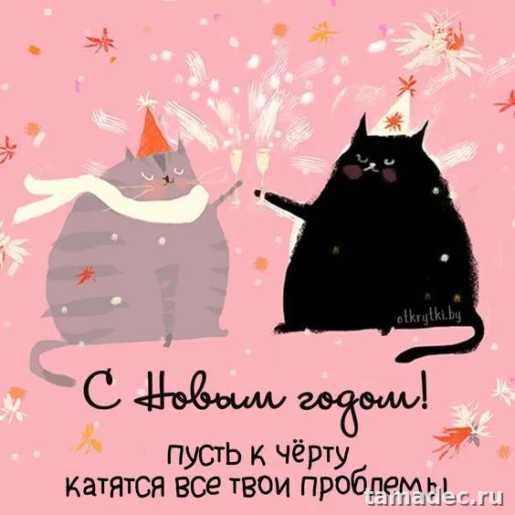 Прикольные картинки на Новый год. Прикольные картинки про Новый год