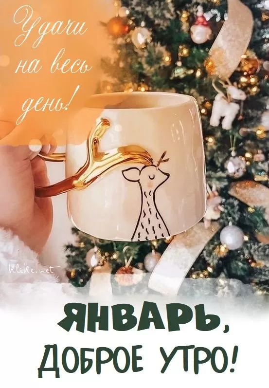 Картинки Доброе утро января. Красивые картинки Доброе утро января