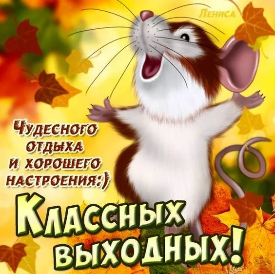 Картинки "Хороших и отличных выходных" . Красивые картинки "Хороших выходных"
