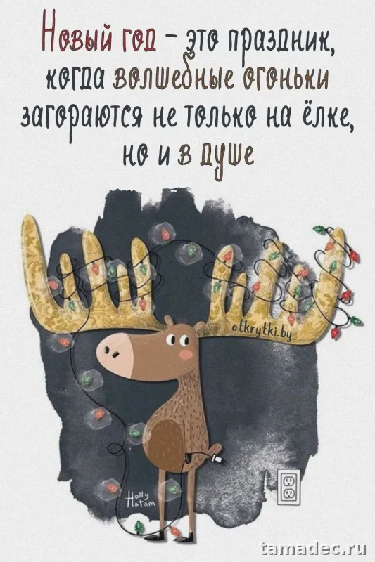 Прикольные картинки на Новый год. Картинки про Новый год с надписями