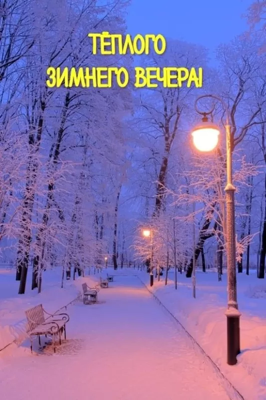 Картинки и гифки Доброго зимнего вечера. Доброго зимнего вечера - картинки с пожеланиями&nbsp;