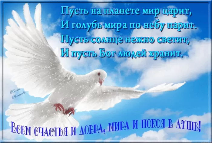 Картинки Мира и Добра с пожеланиями. Мира и добра - картинки с пожеланиями