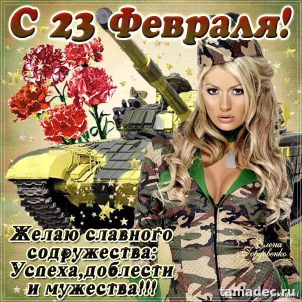Прикольные картинки с поздравлениями на 23 февраля. Прикольные картинки на 23 февраля с девушками