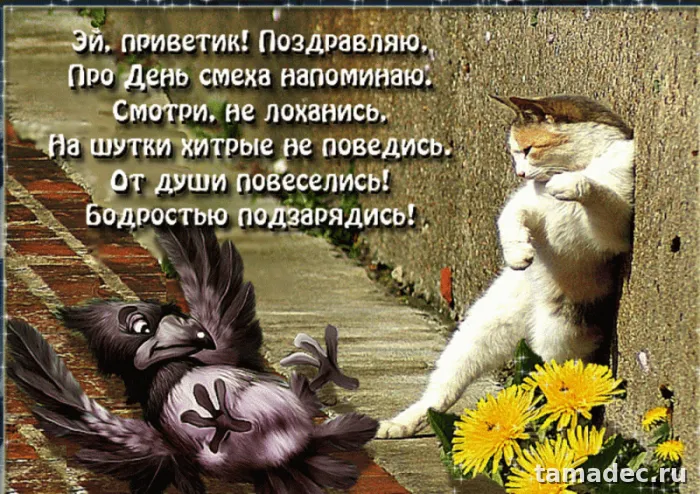Прикольные картинки с 1 апреля. С 1 апреля - прикольные картинки с пожеланиями