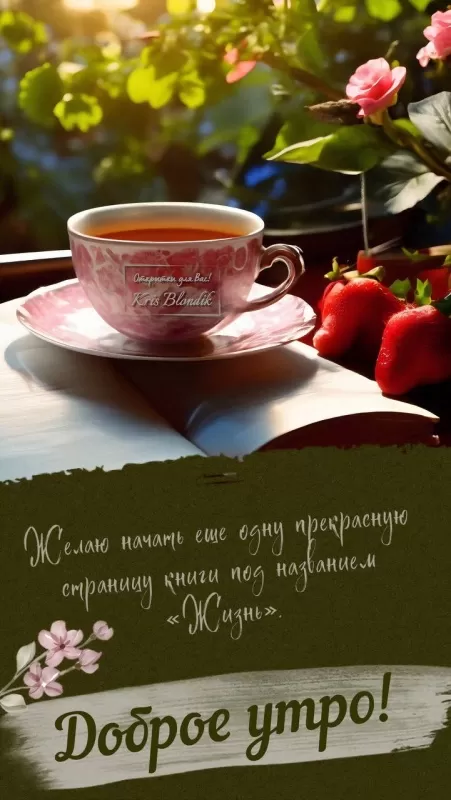 Красивые картинки Доброго весеннего утра . Картинки Доброго весеннего утра необычные
