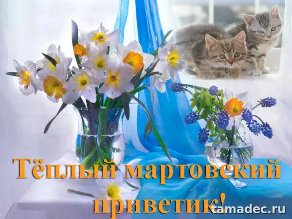 Картинки с Добрым мартовским утром. Прикольные картинки с добрым утром марта