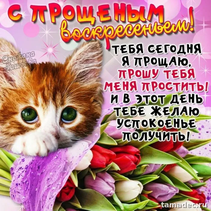 Картинки на Прощеное Воскресенье . Прощеное Воскресенье - картинки с пожеланиями