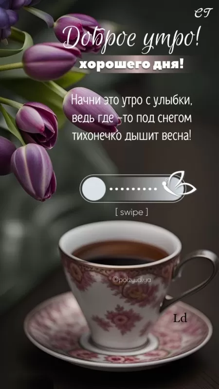 Красивые картинки Доброго весеннего утра . Доброго весеннего утра - картинки с пожеланиями