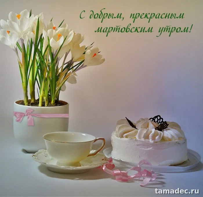 Картинки с Добрым мартовским утром. С Добрым мартовским утром - картинки с пожеланиями