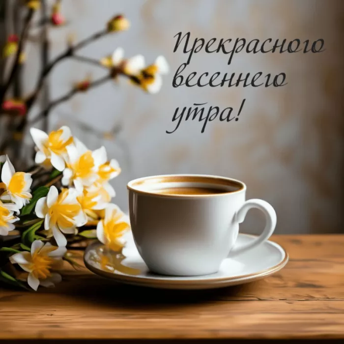 Красивые весенние картинки Доброго утра. Картинки доброе утро хорошего дня весенние