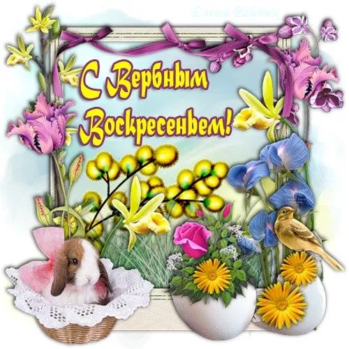 Картинки с вербным воскресеньем. Картинки вербное воскресенье с поздравлениями&nbsp;