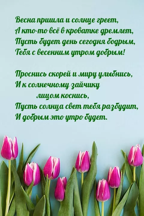 Красивые весенние картинки Доброго утра. Доброе утро весны картинки красивые