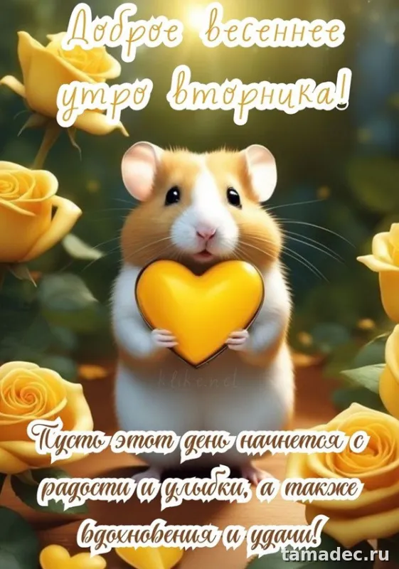 Картинки Доброго утра вторника. Доброе утро хорошего вторника
