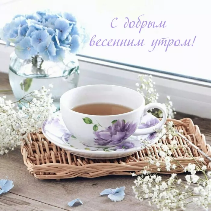 Красивые весенние картинки Доброго утра. Картинки с добрым весенним утром