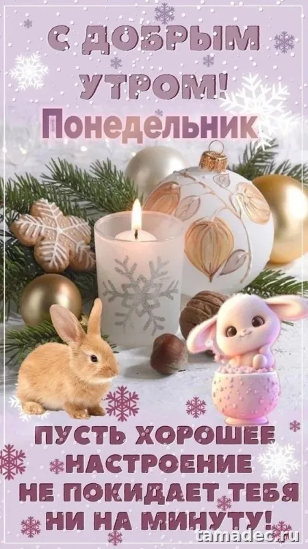 Картинки доброе утро понедельника. Доброе утро удачного понедельника картинки