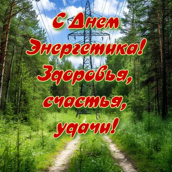 Прикольные картинки с Днем энергетика (190 открыток). С днем энергетика открытка