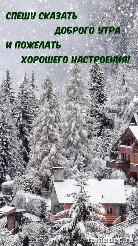 Красивые новогодние картинки Доброе утро. Новогодние картинки с добрым утром