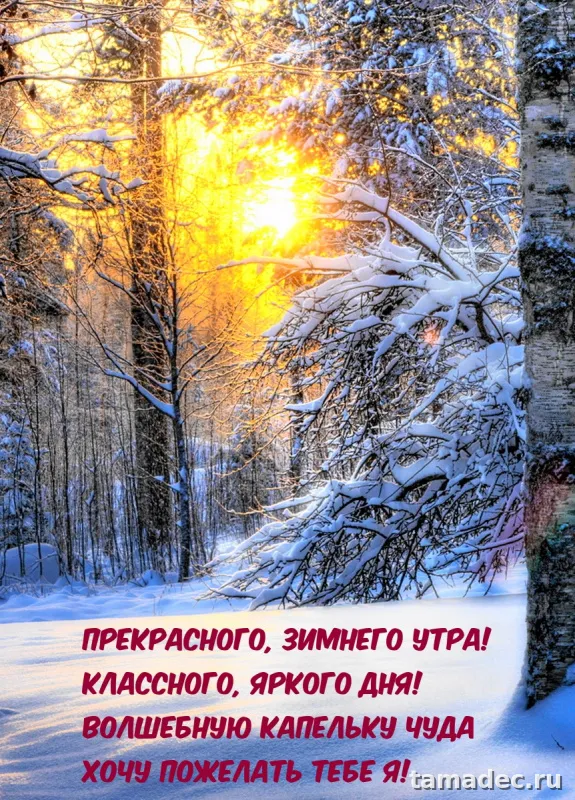 Красивые новогодние картинки Доброе утро. Новогодние картинки с добрым утром