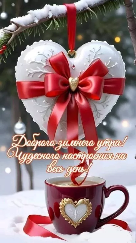Картинки Доброго зимнего дня. Добрый день картинки пожелания красивые зимние