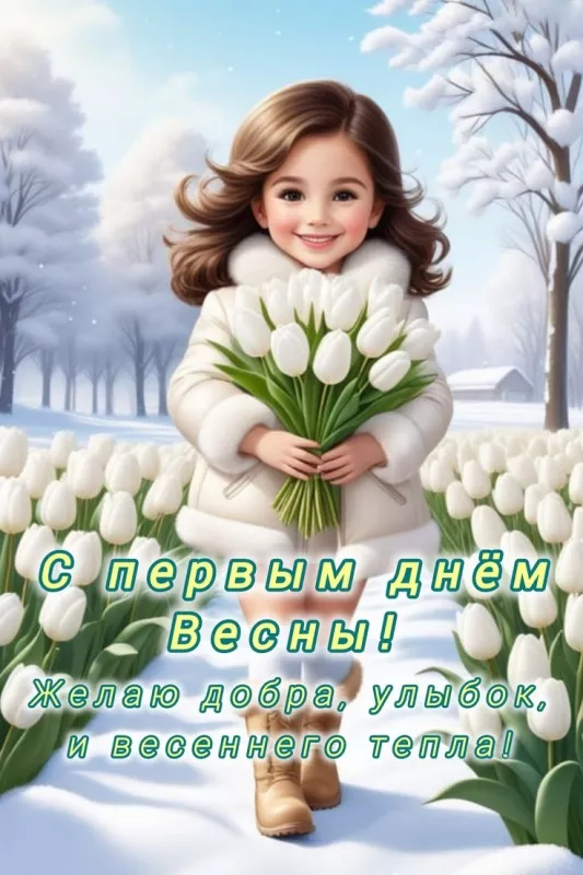 Картинки и гифки с Первым днем весны. С днем первой весны картинки красивые
