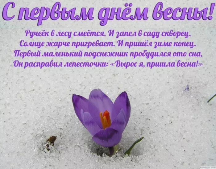 Картинки и гифки с Первым днем весны. Картинки с пожеланиями с первым днем весны