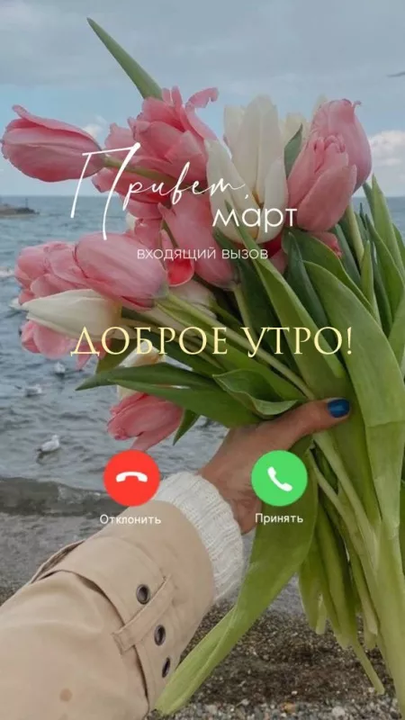 Красивые картинки и гифки Доброе утро марта. С Добрым утром марта картинки красивые