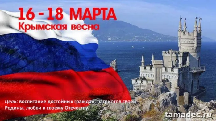 Картинки Крымская весна и Воссоединение Крыма с Россией. Открытка Крымская весна