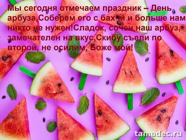 Картинки с Днем арбуза (90 открыток). С днем арбуза картинки прикольные
