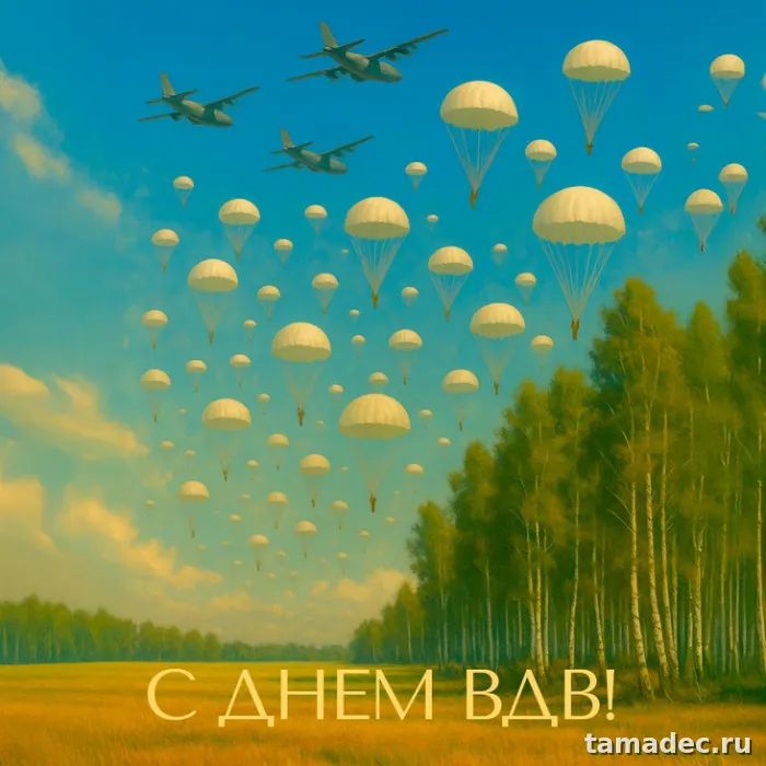 Картинки с Днем Воздушно-десантных войск (90 открыток). Картинки с днем ВДВ