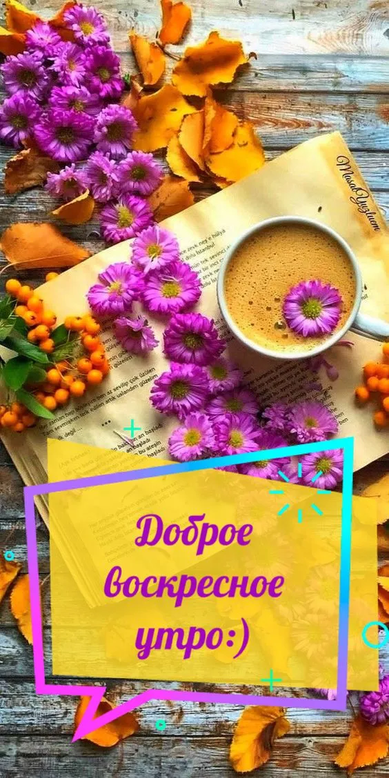 Картинки Доброе утро воскресенья. 