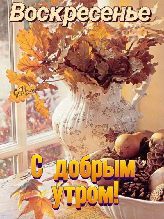 Картинки Доброе утро воскресенья. 