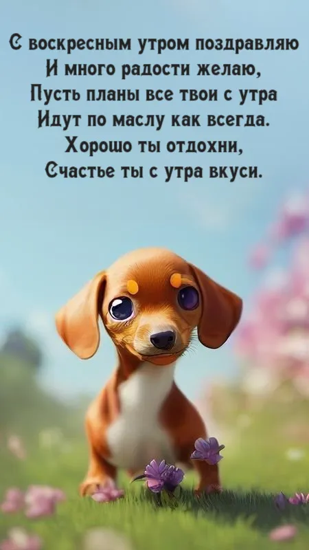 Картинки Доброе утро воскресенья. 