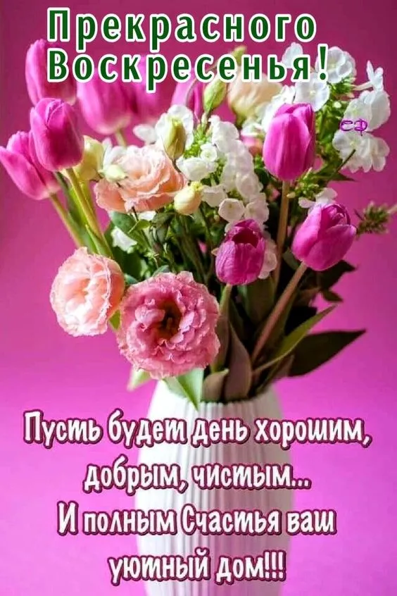 Картинки Доброе утро воскресенья. 