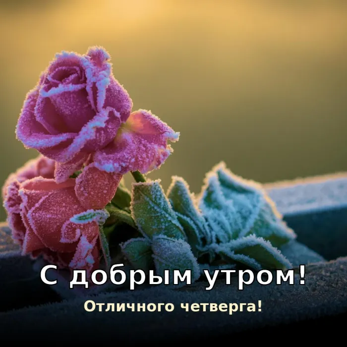 Картинки с Добрым утром четверга. Отличного четверга