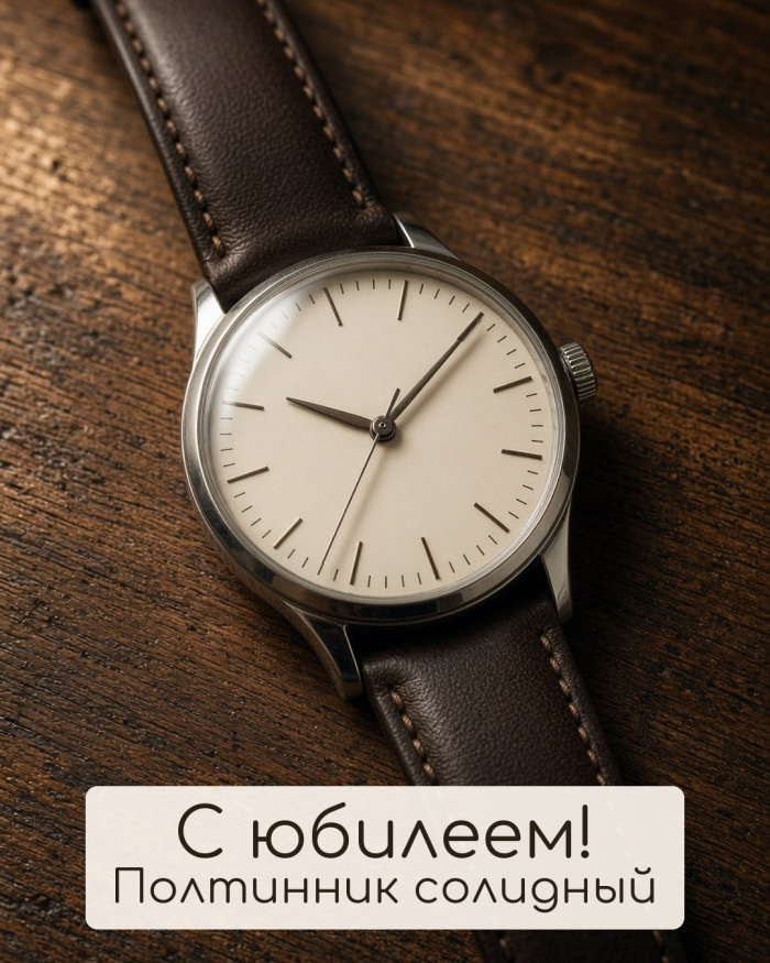 С юбилеем! Полтинник солидный